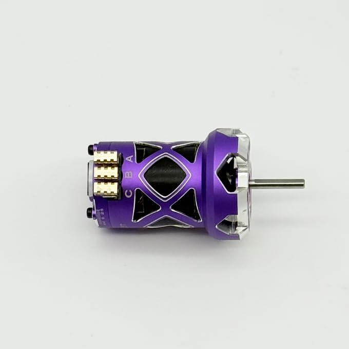 Furitek NANODRIVE 380 – 10.5T Sensored Brushless Motor for 1/10 Drift Cars - Remote Control Car, RC Car Electronics, 1/10 Drift Upgrades (Purple) - color: Purple