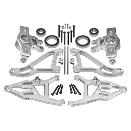 GPM 7075 Alloy Front Knuckle Arms for TRAXXAS 1/7 Unlimited Desert Racer -85076-4 - color: Silver