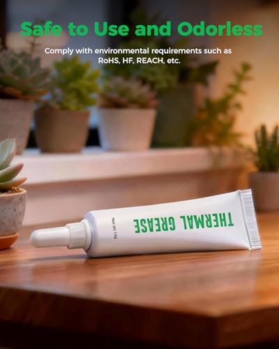 Creality 3D Printer Thermal Grease, 350°C High-Temperature Resistant Paste, Excellent Thermal Conductivity, Non-Conductive, for 3D Printer Hotend/Nozzle, Suitable for All FDM 3D Printer (2 Pack) - style: High-temperature Thermal Grease