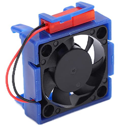 Aramox RC Motor Cooling Fan Plastic ESC Cooling Fan 5 to 7.4V 30 X 30mm for Remote Control Car VXL 3S Slash Bandit with Compact Heatsink Style Design