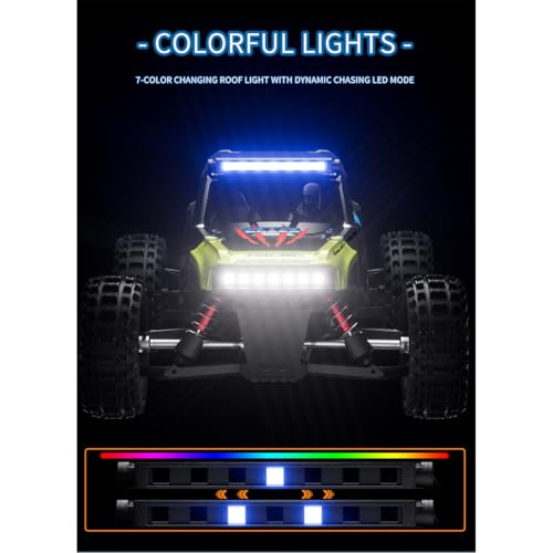 S912 1/16 Remote Control Drift Car, 2.4G Brushed Full-Proportional 4WD 36KM/H High-Speed RC Climbing Car Mini 2 Batteries RC Buggy Rock Crawler Model Toy Gift -RTR - style: S912 1/16, 2 Batteries, Green