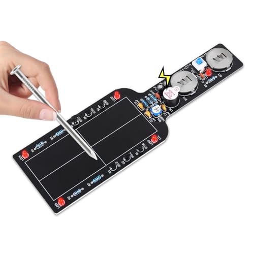 Metal Detector Soldering Project Kit- DIY Soldering Practice Kit with Handheld Non-Contact Detection Module, Electronic Soldering Kit for Beginners/Adults, Ideal School/Home Education Project