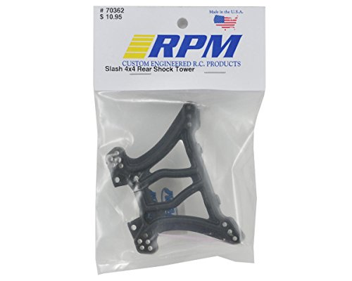 RPM R/C (Black) Front & Rear Shock Tower For (Additional item required for clipless setup) Traxxas Slash 4x4, Stampede 4x4, Telluride 4x4