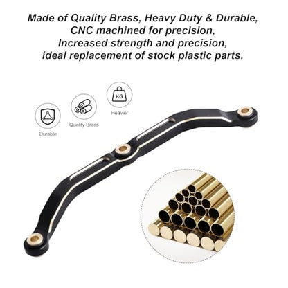 HobbyPark Brass Steering Link for TRX4M TRX4MT Upgrades Parts 1/18 RC Crawler Car Replacement