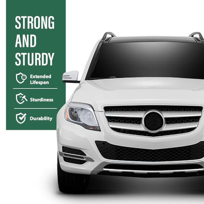 LQI Front Bumper Tow Eye CPA Cover Right Passenger Side | Fit Benz GLK250 Bluetec 4Matic 2013-2015, Fit Benz GLK350 (submodel: 4Matic, Base) 2013-2015 2048851124, A2048851124 Black - size: Front | Fit Benz GLK250 GLK350 2013-2015
