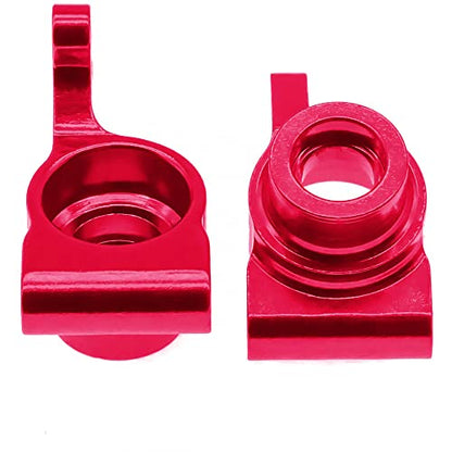 Aluminum Front/Rear Steering Hub Base C Carrier Knuckle Base C Seat Upgrade Parts for WLtoys 144001 1/14 RC Car Truck Buggy Replacement Accessories (Red)