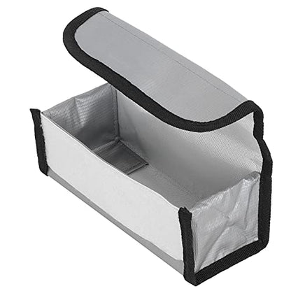 Fire Retardant LiPo Battery Bag, Lithium Battery Safe Bag Fireproof Materials for Outdoor for Various Aircraft Batteries