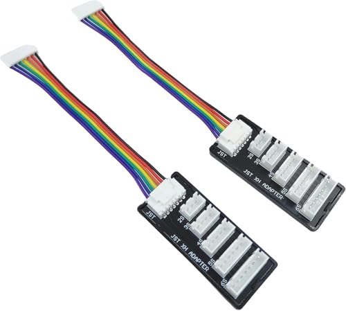 4Pack JST-XH Balance Board 2-6S Lipo Battery Charger Extend Expansion Board Adapter Converter for RC Car Truck Lipo Battery Charging