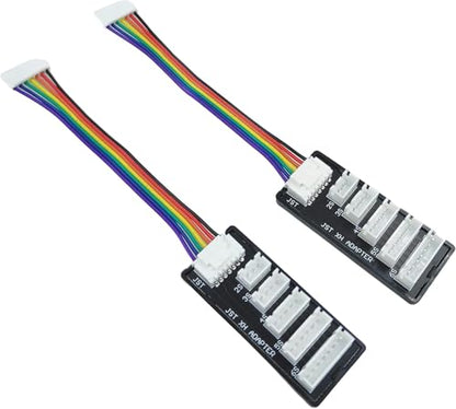 4Pack JST-XH Balance Board 2-6S Lipo Battery Charger Extend Expansion Board Adapter Converter for RC Car Truck Lipo Battery Charging