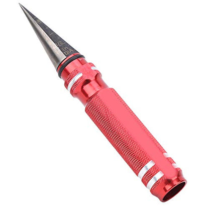 Lightweight Aluminum RC Car Body Hole Puncher 0-12MM Reamer Tool with Ergonomic Grip for Remote Control Vehicle Bodywork Modification Custom Chassis Drilling Accessory