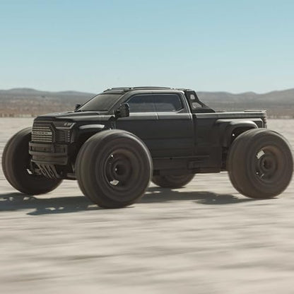 ARRMA RC Truck 1/10 Big Rock 4X4 223S BLX BRUSHLESS Street Truck RTR (Batteries and Charger Not Included) with DSC, (Black), ARA4312V4T1 - color: Black