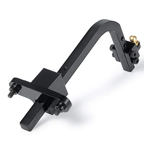 Que-T Aluminum Adjustable Tow Trailer Hitch for 1/10 RC Crawler Axial SCX10