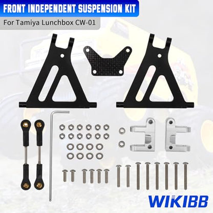 Front Suspension Kit for Tamiya Lunch Box CW-01 RC Car | Fits Tamiya Lunch Box CW-01, Front Independent Suspension, Upgrade Performance, Durable Components, Easy Installation