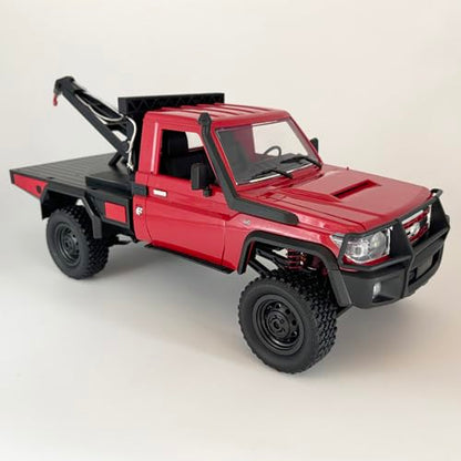 HLSFWDRIVE MN82T RC Crawler 1/12 RC Truck with Crane Hook All Terrain | Remote Control Rock Crawler 4x4 Hobby Car for Adult 280 Motor 2 Speed Proportional Control Upgraded ESC Receiver