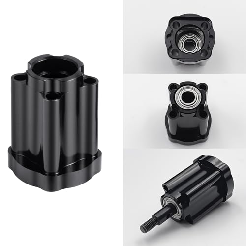 Aluminum 7075 Rear Hubs Axle Mount Set 0 Degree Rear Axle Mount Lockout for LOSI 1/18 Mini LMT 4X4 Brushed Monster Truck RTR Upgrade Parts