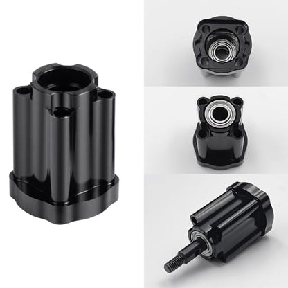 Aluminum 7075 Rear Hubs Axle Mount Set 0 Degree Rear Axle Mount Lockout for LOSI 1/18 Mini LMT 4X4 Brushed Monster Truck RTR Upgrade Parts