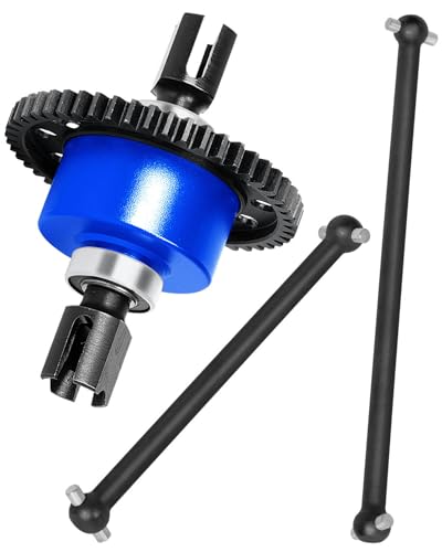50T Center Differential&Center Drive Shaft Upgrades Part for 1/8 Typhon 6S,Center Diff&Center Driveshaft Hop ups,Navy Blue - color: Navy Blue - Upgrades