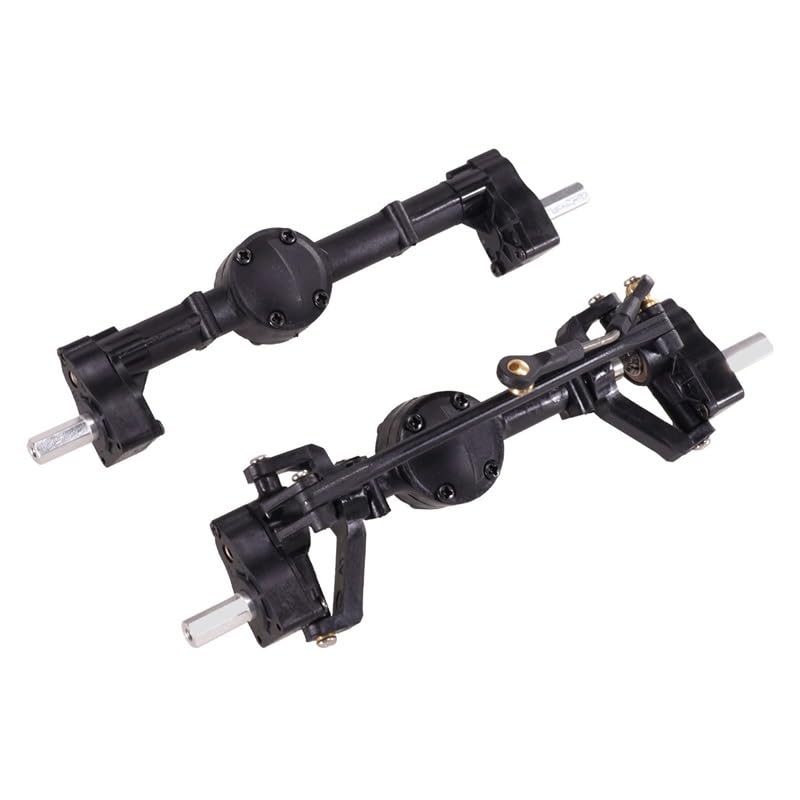 Portal Axle Set Compatible with WPL 1/16 Pickup and MN D90 RC Crawler, Front & Rear Portal Axle Assembly Upgrade Kit