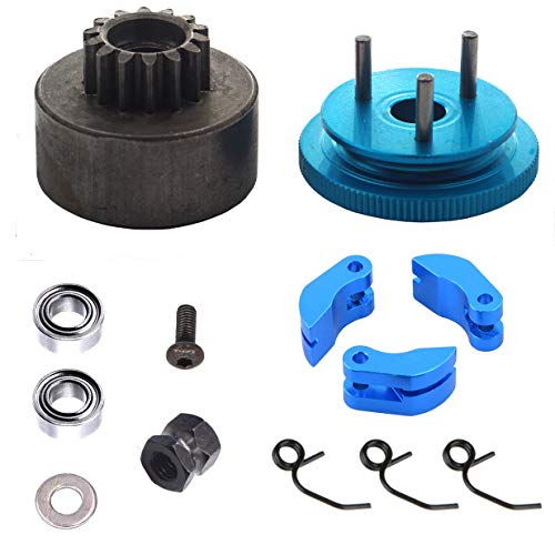 RC Pull Starter R020 & RC 14T Clutch Bell Shoes Bearings Gear Flywheel Assembly Kit Springs Cone Engine Nut