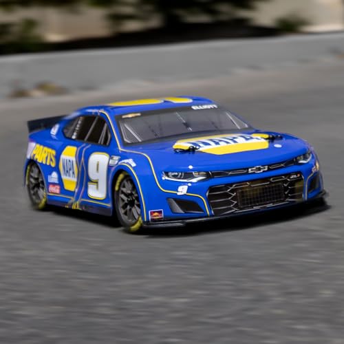 Losi 1/12 NASCAR RC Race Car Chase Elliott No. 9 2025 NAPA Chevrolet ZL1 2S AWD Brushed On-Road Battery & Charger Included Blue LOS1122509