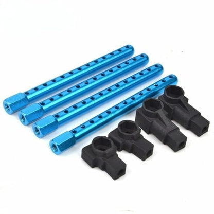 4X Upgrade Aluminum Alloy Body Posts Mount DIY Kit for Tamiya TT01 1/10 RC Car