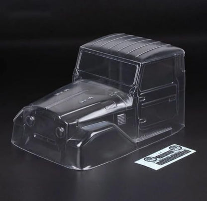 1/10 Scale 1965 FJ40 Truck Cab PC Clear Body for RC Rigs Crawler Axial SCX10 TRX4 YIKONG 4102 RGT 86100 Redcat GEN8