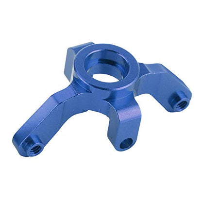 Steering Arm Hub Carrier for REDCAT 1/10 XTE RC Car, Aluminum Alloy Bearing Carrier Steering Knuckle Hub Mount, Durable RC Axle Carrier with Screws and Bearings, Replac (Dark Blue) - color: Dark Blue