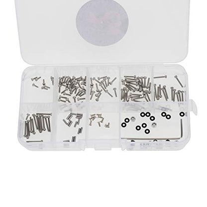 MEUS Racing Stainless Steel Full Car Screws Screw Box Set for Axial SCX24 90081 Model Car Accessories