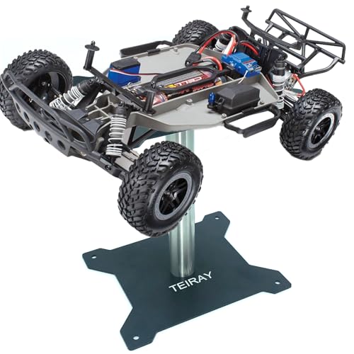 RC Car Repair Work Stand Repair Tool Set 360 Degree Rotation and 600 PCS RC Screws Kit and Screws Pallet Kit and RC Screwdrivers for 1/8 1/10 1/12 1/16 1/18 RC Car Truck Crawler (Black) - color: Black