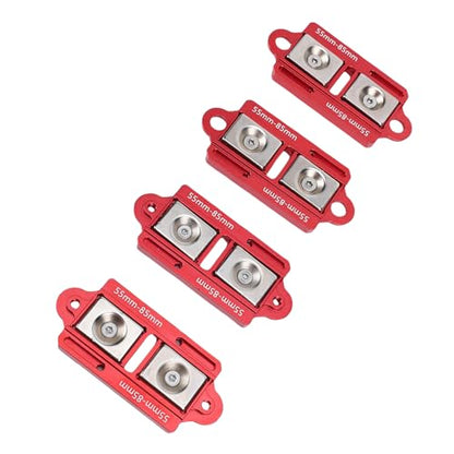 RC Car Shell Columns Adjustable Magnet Body Mounts for 1/8 1/10 Scale, Durable Aluminum Alloy, 4PC Set