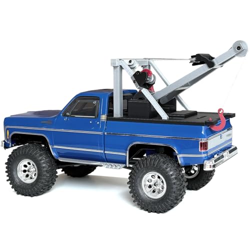 Wrecker Truck Bed Upgrade Parts for trx4m 1/18 Scale K10 / F-150 (No Vehicle Included) RC Truck Crawler (Silver) - color: Silver