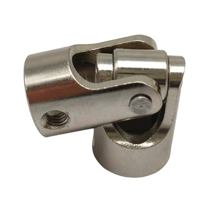 2Pcs 8mm to 8mm Joint Shaft Coupling Coupling Steering Connector Rotatable Joint Coupler for RC Robot Boat Car Crawler Motor - size: 8mm to 8mm
