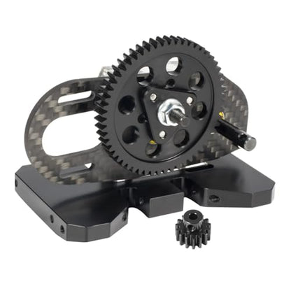 2Low LCG Transmission Overdrive Gearbox for 1/10 RC Crawler Axial SCX10 II III 90046 Capra TRX4 Upgrade Part