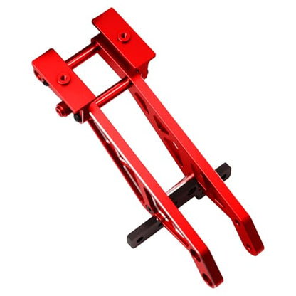 Aluminum RC Rear Wing Mount Upgrades for 1/8 Arrma Kraton V6 6S BLX EXB,Notorious 6S BLX,Replace#ARA320758 (Red) - color: Red