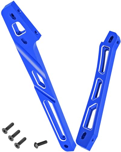 Aluminum Chassis Brace Support Mount Upgrades Part for 1/8 Kraton 6S (EXB),RC Front Rear Reinforcing Support Frame Hops up,Replace ARA320754/ARA320756,Navy Blue - color: Navy Blue - (Front Rear Reinforcing Support)