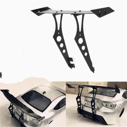 RC Car Toys Parts for Tamiya TT02X V0194123PGT2 for YOKOMO for HSP 1/10 Metallized Drag for Racing Rear Wing Spoiler Drift Car Upgrade Parts
