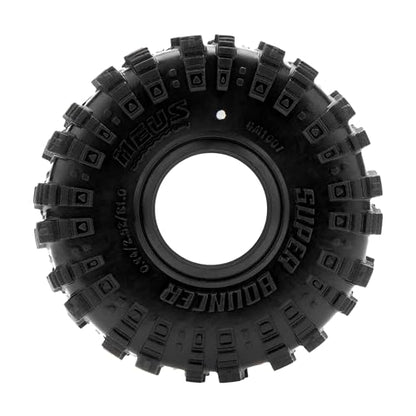 MEUS RACING 1.0 Tires - MS6 Super Bouncer Crawler Tires for TRX4M SCX24 FCX24 AX24 1/24 1/18 RC Crawler, 0.94/2.52/R1.0, #M1001 - size: M1001