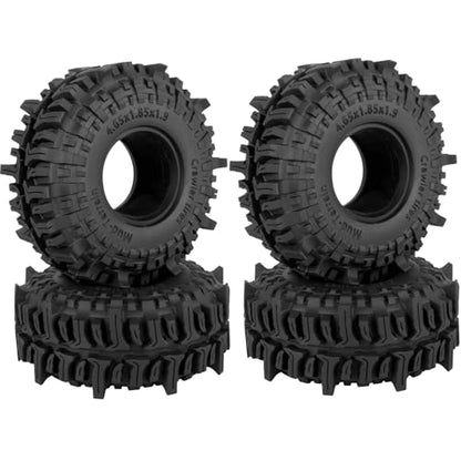 1.9 Inch RC Crawler Tires Skins Soft Rubber Off-Road Tyres for 1/10 TRX4 TRX6 SCX10 90046 AX103007 D90 Gen7 MST VS4-10,RCHuiWow High Grip Mud Terrain Tyres,StyleG - style: StyleG(4pcs)