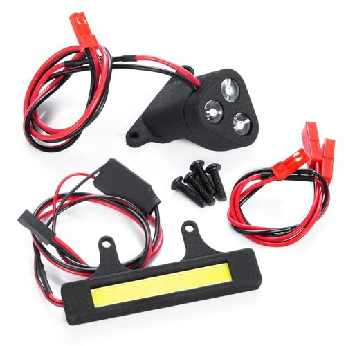 1Set RC Car LED Light Kit, RC Front & Rear LED Lights Kits Headlight Taillight for 1/8 ARRMA Talion 6S Upgrade Parts