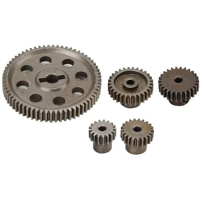 Acouto Tt02 Differential Main Metal Spur Gear Metal Rc Reifen 1/10 Differential Main Metal Spur Gear 64T 17T 21T 26T Gear Rc Part for 1/10 Truck 94111