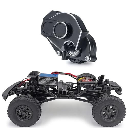 COMODO RC Crawler Transmission Gearbox 2 Speeds 1/24 Scale CNC Aluminum for SCX24 All Series