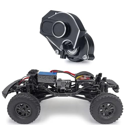 COMODO RC Crawler Transmission Gearbox 2 Speeds 1/24 Scale CNC Aluminum for SCX24 All Series