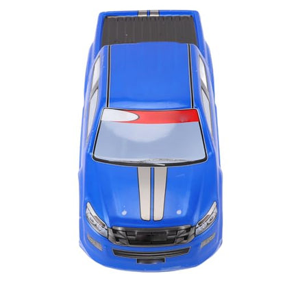Vikye 1/10 RC Car Body Shell, Lightweight Replacement Cover Case with Clear Patterns, for 26cm Wheelbase On Road Cars (Blue) - color: Blue