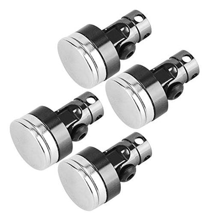 4pcs Strong Magnet RC Car Shell Column Post, Magnetic Body Post Mount Fit for AXIAL SCX10 1/10 RC Car Model(Black)