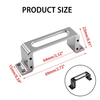 1PC RC Airplane Aluminum Alloy Servo Mounting Bracket Fixed Frame for RC Plane Helicopter Boat DIY Model Toy Fixed Wing Parts (Black) - color: Black