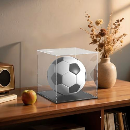 Acrylic Large Display Case for Collectibles and Toys, Clear Display Box with Thick Base and Lid for Protection and Displaying, 11x11x11-inch - size: 11"L x 11"W x 11"H