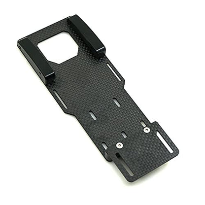 RCLIONS Carbon Fiber Battery Holder/ESC Relocation Mount for Axial SCX10-ii