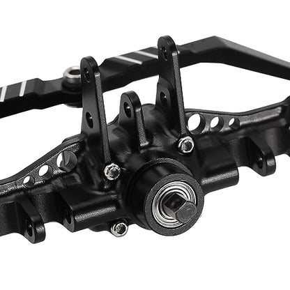 INJORA Front Axle - +4mm Extended CNC Aluminum Axle for TRX4M Upgrade 1/18 RC Crawler Car - size: Front