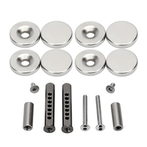 RC Crawlers Components For Axial For SCX10 90046 1/10 RC Crawler Car Upgrade Parts Metal Body Shell Post Mount With Magnet Replacement RC Car Accessories