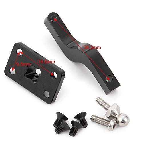 QUE-T Metal Tow Trailer Hitch Shackle Hook for 1/10 RC Crawler Axial SCX10